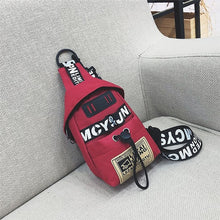Load image into Gallery viewer, 6 Colors Men Women Nylon Crossbody Shoulder Chest Cycle Sling Bag Daily Travel Bags